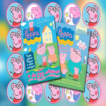 Lançamento livros Peppa: histórias e atividades para crianças